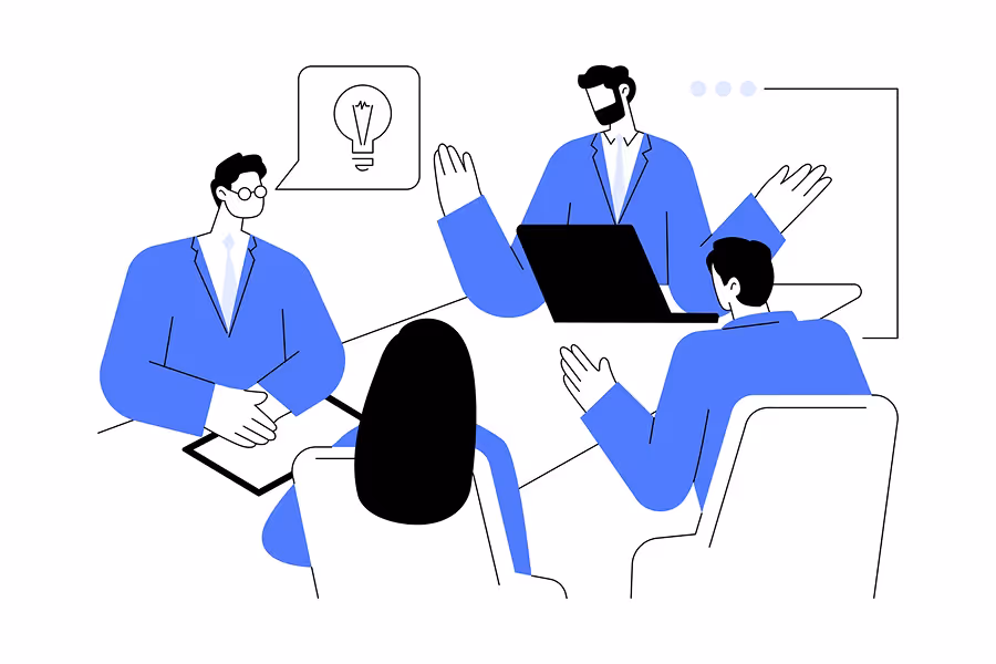 Graphic illustrating on-page SEO optimization steps.